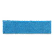 Rubbermaid® Commercial Adaptable Flat Mop Pads, Microfiber, 19.5 x 5.5, Blue Item: RCP2132427