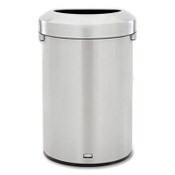 Rubbermaid® Commercial Refine Series Waste Receptacle, 21 gal, Plastic/Stainless Steel Item: RCP2147582