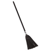 Rubbermaid® Commercial Lobby Pro Synthetic-Fill Broom, Synthetic Bristles, 37.5" Overall Length, Black Item: RCP2536