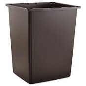 Rubbermaid® Commercial Glutton Container, 56 gal, Plastic, Brown Item: RCP256BBRO