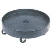 Rubbermaid® Commercial Brute Container Universal Drum Dolly, 500 lb Capacity, 24.38 x 7.13, Black Item: RCP2650BLA