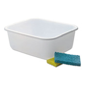 Rubbermaid® Microban Dishpan, 4.5 gal, 14.5" x 12.5" x 5.7", White, 6/Carton Item: RCP2951ARWHTCT