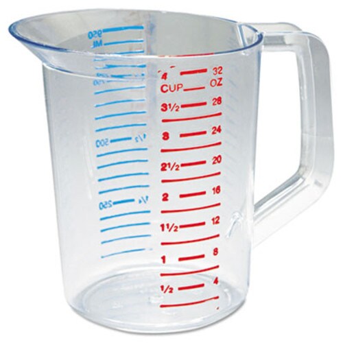 Rubbermaid® Commercial Bouncer Measuring Cup, 32 oz, Clear Item: RCP3216CLE