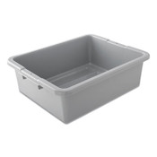 Rubbermaid® Commercial Bus/Utility Box, 17.3" x 7" x 21.5", Gray Item: RCP335192GRAY