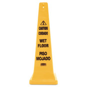 Rubbermaid® Commercial Multilingual Wet Floor Safety Cone, 12.25 x 12.25 x 36 Item: RCP627677