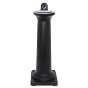 Rubbermaid® Commercial GroundsKeeper Tuscan Receptacle, 22.05 gal, 13 dia x 38.38h, Black Item: RCP9W300BLA