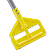 Rubbermaid® Commercial Invader Fiberglass Side-Gate Wet-Mop Handle, 1" dia x 60", Gray/Yellow Item: RCPH146