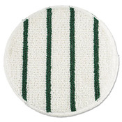 Rubbermaid® Commercial Low Profile Scrub-Strip Carpet Bonnet, 19" Diameter, White/Green Item: RCPP269EA