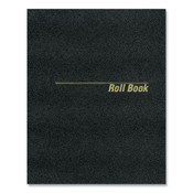 National® Roll Call Book, 9-1/2 x 7-7/8, Black, 48 Pages Item: RED43523