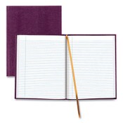 Blueline® Executive Notebook with Ribbon Bookmark,1 Subject, Medium/College Rule, Grape Cover, (75) 10.75 x 8.5 Sheets Item: REDA1095
