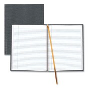 Blueline® Executive Notebook with Ribbon Bookmark, 1 Subject, Medium/College Rule, Cool Gray Cover, (75) 10.75 x 8.5 Sheets Item: REDA1097