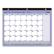 Brownline® Academic 13-Month Desk Pad Calendar, 11 x 8.5, Black Binding, 13-Month (July to July): 2023 to 2024 Item: REDCA181721