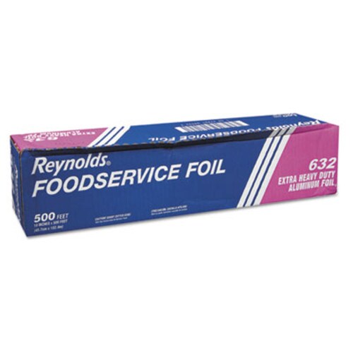 Reynolds Wrap® Extra Heavy-Duty Aluminum Foil Roll, 18" x 500 ft Item: RFP632