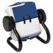 Rolodex™ Open Rotary Card File, Holds 250 1.75 x 3.25 Cards, Black Item: ROL66700