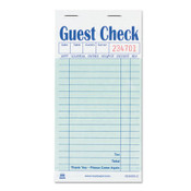 AmerCareRoyal® Guest Check Pad, 17 Lines, Two-Part Carbon, 3.5 x 6.7, 50 Forms/Pad, 50 Pads/Carton Item: RPPGC60002