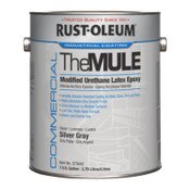 Rust-Oleum® Commercial The MULE (Modified Urethane Latex Epoxy), Interior/Exterior, Gloss Silver Gray, 1 gal Bucket/Pail, 2/Carton Item: RST375642