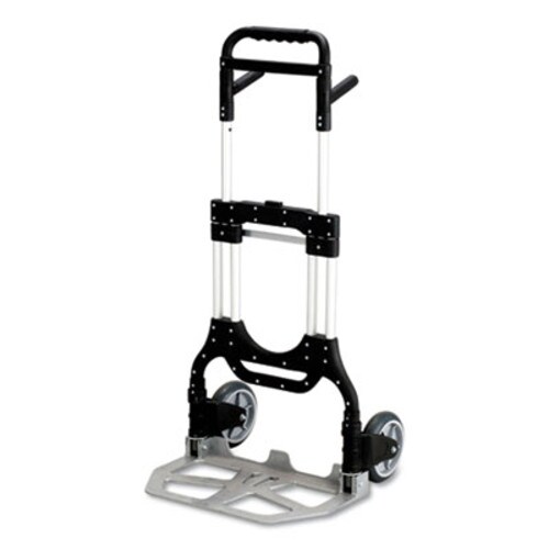 Safco® Stow-Away Heavy-Duty Hand Truck, 500 lb Capacity, 23 x 24 x 50, Aluminum Item: SAF4055NC