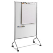 Safco® Impromptu Magnetic Whiteboard Collaboration Screen, 42w x 21.5d x 72h, Gray/White Item: SAF8511GR