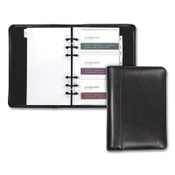 Samsill® Regal Leather Business Card Binder, Holds 120 2 x 3.5 Cards, 5.75 x 7.75, Black Item: SAM81270
