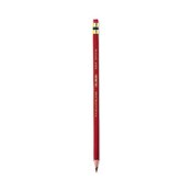 Prismacolor® Col-Erase Pencil with Eraser, 0.7 mm, 2B, Carmine Red Lead, Carmine Red Barrel, Dozen Item: SAN20045