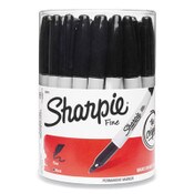 Sharpie® Fine Tip Permanent Marker, Canister, Black, 36/Pack Item: SAN35010