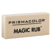 Prismacolor® MAGIC RUB Eraser, For Pencil/Ink Marks, Rectangular Block, Medium, Off White, Dozen Item: SAN73201