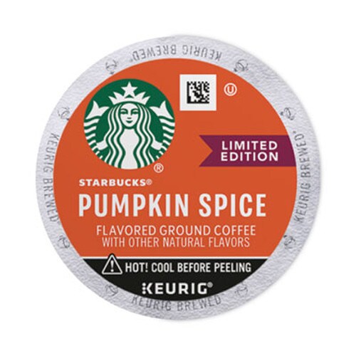 Starbucks® Pumpkin Spice Coffee, K-Cups, 22/Box, 4 Boxes/Carton Item: SBK12412028CT
