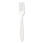 SOLO® Impress Heavyweight Full-Length Polystyrene Cutlery, Fork, White, 1,000/Carton Item: SCCHSWF0007