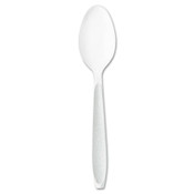 SOLO® Impress Heavyweight Full-Length Polystyrene Cutlery, Teaspoon, White, 1,000/Carton Item: SCCHSWT0007