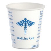 SOLO® Paper Medical and Dental Graduated Cups, ProPlanet Seal, 3 oz, White/Blue, 100/Bag, 50 Bags/Carton Item: SCCR3