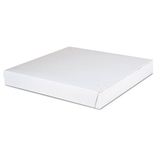 SCT® Lock-Corner Pizza Boxes, 14 x 14 x 1.88, White, Paper, 100/Carton Item: SCH1465