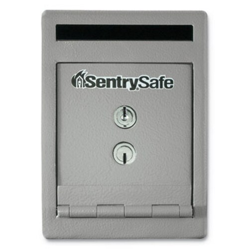 Sentry® Safe UC025K Safe, 0.23 cu ft, 6 x 12.3 x 8.5, Silver Item: SENUC025K