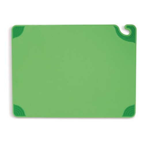 San Jamar® Saf-T-Grip Cutting Board, 24 x 18 x 0.5, Green Item: SJMCBG182412GN