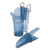 San Jamar® Saf-T-Scoop and Guardian System for Ice Machines, 6-10 oz, Transparent Blue Item: SJMSI5000