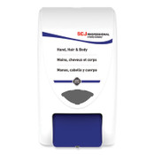 SC Johnson Professional® Cleanse Hand, Hair and Body Dispenser, 2 L, 6.4 x 5.7 x 11.5, White/Blue, 15/Carton Item: SJNSHW2LDP