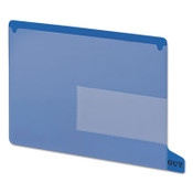 Smead™ Colored Poly Out Guides with Pockets, 1/3-Cut End Tab, Out, 8.5 x 11, Blue, 25/Box Item: SMD61951