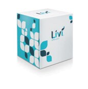 Livi® VPG Select Flat Box Facial Tissue, 2-Ply, White, 100 Sheets/Box, 30 Boxes/Carton Item: SOL11513