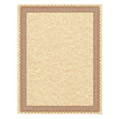 Southworth® Parchment Certificates, Vintage, 8.5 x 11, Copper with Burgundy/Gold Foil Border, 50/Pack Item: SOU91350