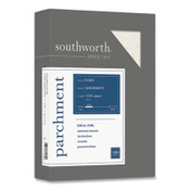 Southworth® Parchment Specialty Paper, 24 lb Bond Weight, 8.5 x 11, Ivory, 500/Ream Item: SOU984C