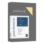 Southworth® Parchment Specialty Paper, 24 lb Bond Weight, 8.5 x 11, Gold, 500/Ream Item: SOU994C