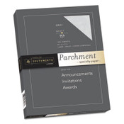 Southworth® Parchment Specialty Paper, 24 lb Bond Weight, 8.5 x 11, Gray, 100/Pack Item: SOUP974CK336