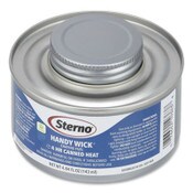 Sterno® Handy Wick Chafing Fuel, Methanol, 4 Hour Burn, 4.84 oz Can, 24/Carton Item: STE10364