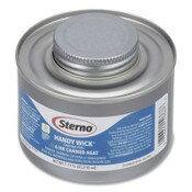 Sterno® Handy Wick Chafing Fuel, Methanol, 6 Hour Burn, 7.11 oz Can, 24/Carton Item: STE10368