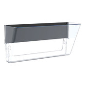 Storex Unbreakable Magnetic Wall File, Legal/Letter Size, 16" x 4" x 7", Clear Item: STX70325U06C