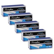 Swingline® S.F. 4 Premium Staples, 0.25" Leg, 0.5" Crown, Silver, 5,000/Box, 5 Boxes/Pack Item: SWI35481