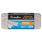 Swingline® Optima Staples, 0.25" Leg, 0.5" Crown, Steel, 3,750/Pack Item: SWI35556