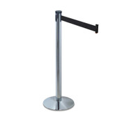 Tatco Adjusta-Tape Crowd Control Stanchion Posts Only, Polished Aluminum, 40" High, Silver, 2/Box Item: TCO11500