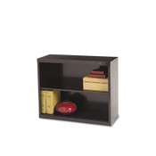 Tennsco Metal Bookcase, Two-Shelf, 34.5w x 13.5d x 28h, Black Item: TNNB30BK