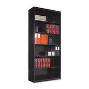 Tennsco Metal Bookcase, Six-Shelf, 34.5w x 13.5d x 78h, Black Item: TNNB78BK