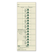 TOPS™ Time Clock Cards, Replacement for 1900L, One Side, 3.5 x 9, 500/Box Item: TOP1252